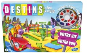 Hasbro Gaming Destins Le Jeu de la Vie, Jeux de Famille, Multijoueur, Jeu de Soirée, Jeux pour Enfants à partir de 8 Ans