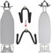 AUXPhome Ironing Board Hanger Wall Mount Ironing Board Holder Organizer Wall Rack Iron Board Caddy, Adjustable Rack Great for Laundry Rooms Storage Rack Hanging Shelf Hanger - Hold up to 50LB.