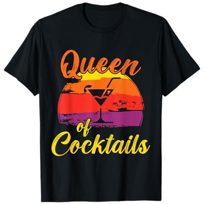 Queen of Cocktails / Alcohol Cocktail T-Shirt