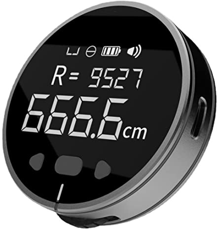 Ruban numérique à mesurer le ruban de mesure électronique du ruban USB rechargeable LCD Afficher la règle de mesure de la règle noire