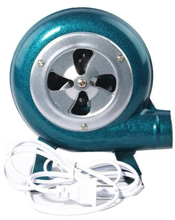 Soplador De Aire Eléctrico Centrífugo - Turbina Soplador De Castillos Hinchables, Parrilla Del Encendedor Del Carbón De La Fan, Excitador De Llama De Arranque De Fuego De Parrilla ( Size : 80W )