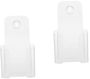 SEWACC 2stücke Hängender Zeitschriften Und Dokumentenhalter Transparenter Organizer Für Wandmontage Format Für Büro Und Zuhause Einfacher Zugriff Wichtige Unterlagen