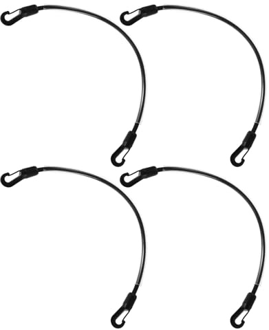 Artibetter 4 Stück Stabile Elastische Beingurte für Pferdedecke mit Doppelten Metallclips Langlebig Flexibel Installieren Verstellbar Schwarzes Gurtband für Sicheren Halt bei Verschiedenen