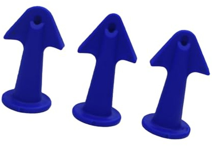 Set di ugelli di tenuta, 3 pezzi, applicatore, strumento di finitura, spatola in plastica, per mattoni, per rimuovere il silicone, per fughe, per sigillare