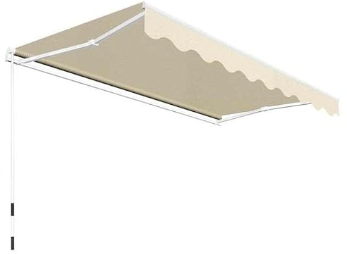 Markisengestell 4x3 m Automatik-Aufrollsystem aus Aluminium für Terrasse und Garten – Langlebig, Wetterfest und Einfach zu Bedienen