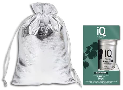 IQ Intelligent Haircare Clever Dust 10g- Lightweight Matt Styling Powder for Instant Volume, Texture & Lift-Unscented, Non-Sticky Formula for Chemically Treated & Colour-Treated Hair (Gift Bag)