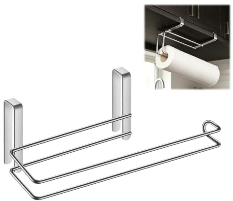 304 Stainless Steel Kitchen Roll Holder Under Cabinet, Towel Holders