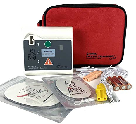 WNL Products WL120ES10 plast AED praktisk tränare Essentials-CPR Defibrillator Training Unit
