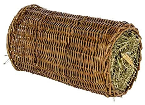 KERBL Tunnel en Osier pour Rongeur Ø 22cm pour Petit Animal Grand
