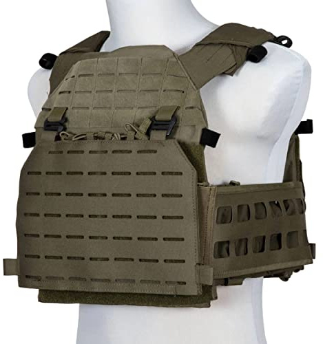 Gunfire Tactical Advanced Laser-Cut Tactical Vest, Farbe:Olive