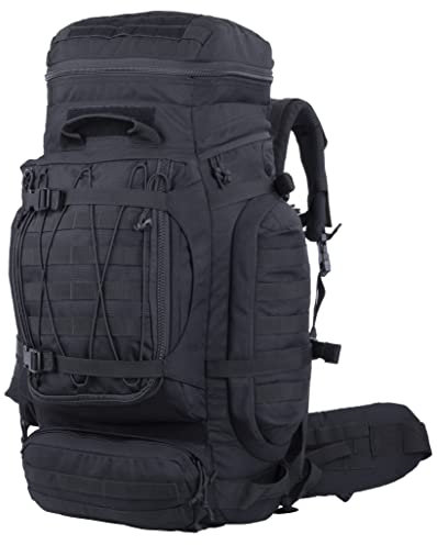 BACKFERRY Großer Militärrucksack Taktischer Rucksack Trekkingrucksacke Campingrucksack Große Tasche für Buschcraft Abenteuer 70L