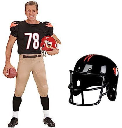 Kostüm American Football Star - Sportkostüm Männer - mit Helm S - 48/50