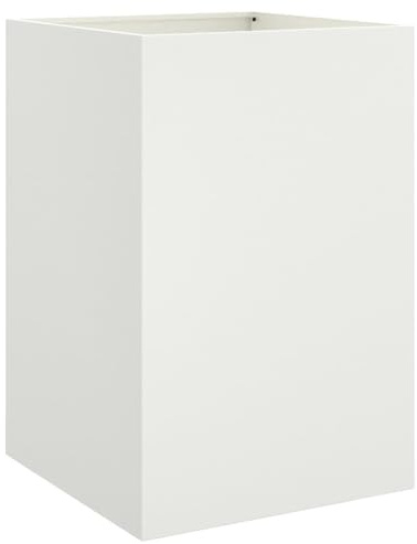 vidaXL Jardinière Blanc 52x48x75 cm Acier