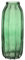 JAKY Global Große grüne Glas-Blumenvase, H-32 cm hoch, Glasvasen für Blumen, elegante Heimdekoration, Tischdekoration für Bauernhaus und Büro (Grün, 32 cm)