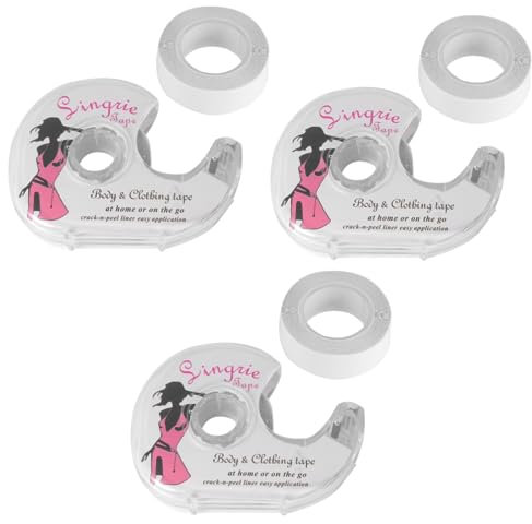 Holibanna 6pezzi Biadesivo Per Abbigliamento Adesivo Antiscivolo Per Reggiseni e Femminili Per Cerimonie e Speciali