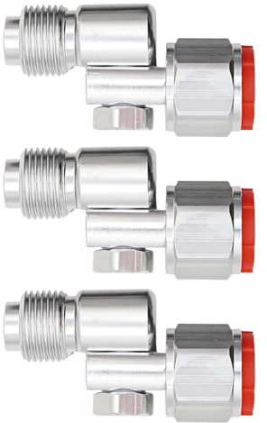 Booso 3 piezas 235486 - Pulverizador de pintura sin aire de rosca de 7/8 pulgadas para rotación de 180 grados, junta giratoria