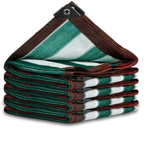 Telo parasole per piante da giardino e serra, 6 x 10 m, con occhielli, in rete, per esterni, ideale per pergola e pollaio