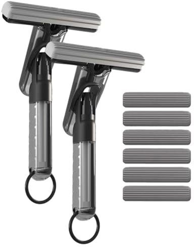 Wzxksoac Mini Trapeador en Aerosol para Limpieza de Encimeras, Trapeador de Esponja con una Pequeña Botella de, Mini Trapeador Autoexprimible Semiautomático