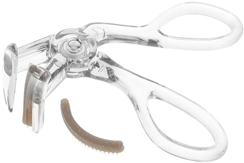 EXQUIMEUBLE Rizador De Pestañas Manual Curvador De Pestañas Ergonomico Para Mujeres Herramienta De Belleza Para Maquillaje Rizador Para Principiantes