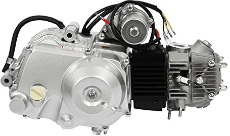 Moteur à 4 Temps pour VTT - Argent - Moteur 125cc - Vitesse Maximale de 7500 ± 375 tr/Min - pour Tondeuses à Gazon