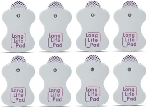 AGAM Life Long ersättningselektrodkuddar, kompatibla med TENS-enheter (4-pack)