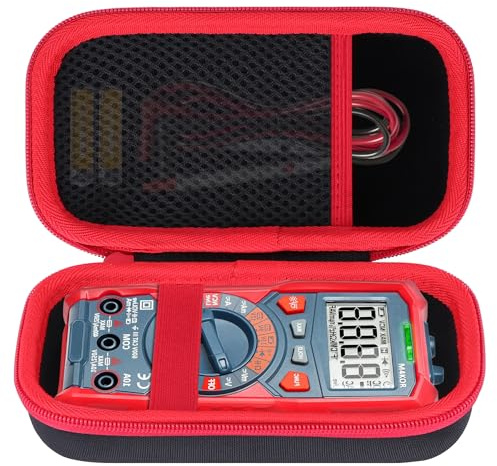 Peyyargo Protective Case for 4000‑Count TRMS Auto‑Ranging Multimeter | Hard EVA Shell, Shock & Scratch Resistant, Portable Storage Case, Multimeter Accessories, Versatile Use
