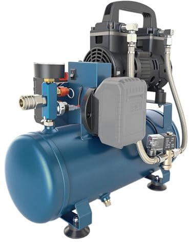 Compressore d'aria per batteria Makita da 18 V, compressore d'aria portatile 7,5 bar, capacità 9 l, gonfiaggio rapido per utensili pneumatici