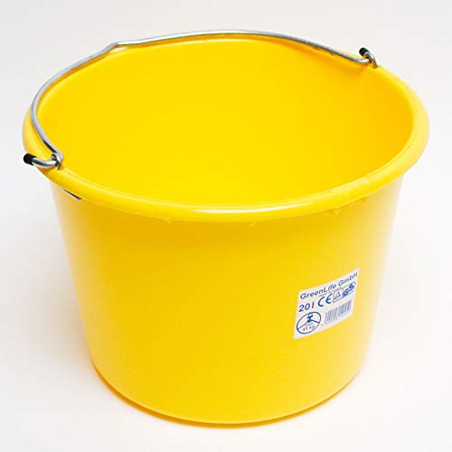 DEMA Baueimer 20 ltr. gelb kranbar