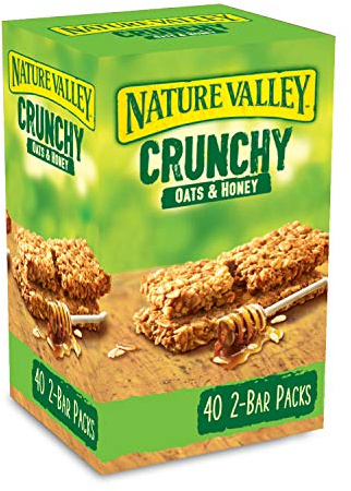 Nature Valley Crunchy Granola Bars Oats 'n' Honey 40 Pack 2 Bars Per Pack