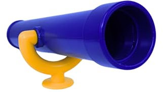 Gartenwelt Riegelsberger Fernrohr BLAU Teleskop für Spielanlagen Spieltürme Zäune Ø 60 x 305 mm lang