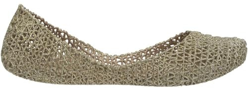 Melissa Campana Papel 20 Ballerines à Bout fermé pour Femme, Paillettes dorées Douces 50712, 39