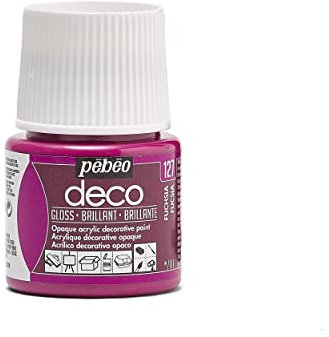 PEBEO - Pintura acrílica multisoporte - Color Opaco - Acabado Brillante - Color Fucsia - 45ml