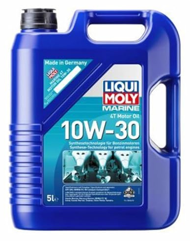LIQUI MOLY Marine 4T Motor Oil 10W-30 | 5 L | Boot Motoröl | Art.-Nr.: 25023 | 25023, Marine 4T Motor Oil 10W-30