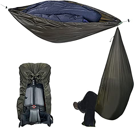 onewind Mångsidig Gear Sling hängmatta eller ryggsäck regnskydd, mat eller 90 l förpackningsöverdrag, hängmatta skydd