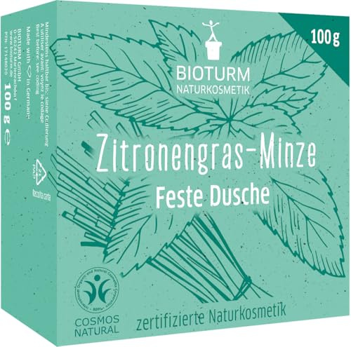 BIOTURM Feste Dusche Zitronengras-Minze 100g