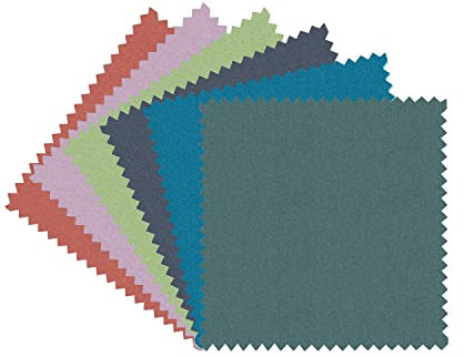 Connecting Threads Blender Collection 40 Stück 25,4 x 25,4 cm vorgeschnittene Stoffquadrate Quilten 100% Baumwolle Stoffpaket (Leinenimitat Tonals Morgenhimmel)