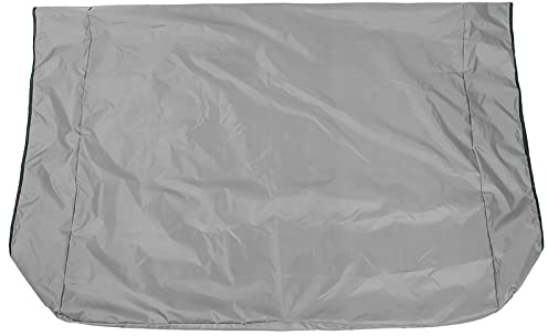 Swing Canopy Cover, 75.2x47.2in Waterproof UV Resistant Windproof Garden Replacement Swing Canopy Cover Swing Chair Canopy Replacement for 3 Seater(Swing Not Included) (Grey) | Waterproof UV Resistant, Windproof Garden, Replacement Canopy