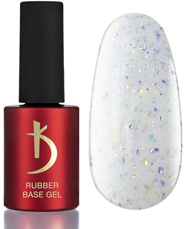 K Professional Smalto Semipermanente - Lilla Latteo Souflle - Smalti Semipermanenti per Unghie Gel -7ml- Rubber Base Gel Milky Lilac - Base Coat - UV LED