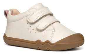 Geox Bébé Fille B Steppieup Girl A, Blanc Cassé, 24 EU