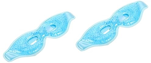 Beaupretty 2pcs Cooling Eye Cold Compress for Puffiness Relief Gel Eye Cover for Office Workers and Students and Swelling