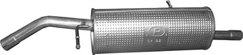 POLMO 04.92 Endschalldämpfer Hinten Kompatibel mit CITROËN C3 II SC