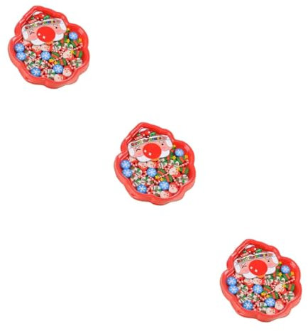 SEWACC 3stücke Weihnachts-radiergummis Für Junge Mädchen Niedliche Santa Claus Formen Kreative Schulbedarf Weihnachtsgeschenk Für Jungen Und Mädchen Als Party-mitgebsel Oder