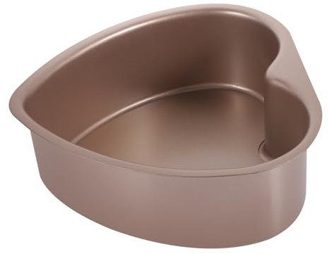 Cabilock Stampo Per Torta in Acciaio Inox Teglia Per Torta A Forma Di Cuore Teglia Da Forno Antiaderente Per Feste