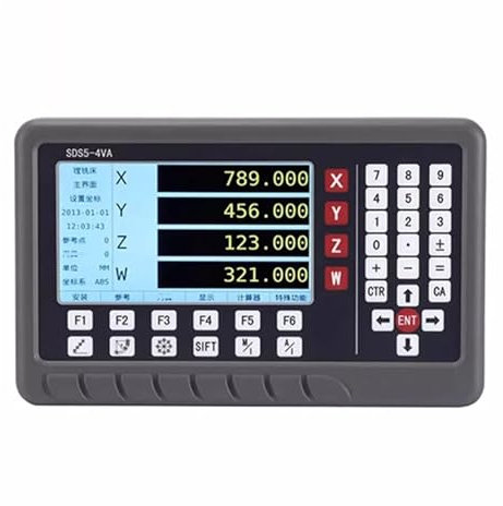 PMZZHUPVR SDS5-4VA LCD Digital Display 4-Axis Screen Universal Readout CNC Machine Tools/Milling Machines