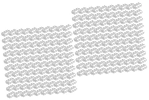 GETAJGHSD 200stücke Aluminium Crimp-schlaufe Drahtseil Hülsen Robuste Leichte Aluminium-kabelklemmen Für Vielseitige Anwendungen Für Hochzeits Landwirtschafts Und Angelprojekte