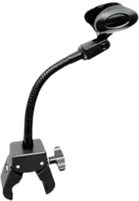 kowaku Clip auf Mikrofonhalter Schwanenhals -Mikrofon -Mikrofonmontage für Handheldmikrofone Innenräder Fahrradbike -Fahrrad -Lenker, für 28 bis 40 Mm
