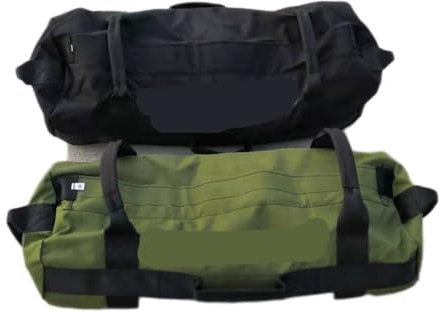 DLZFUDTY Gewichtssack,Sandbag 8 Griff Fitness Sandsack Krafttraining Sandsack Workout Sandsack(30kg Empty Bag)