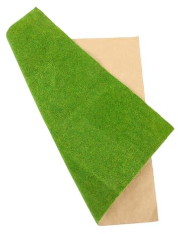 BESTonZON Tapis de Gazon Artificiel pour Décor de Table de Sable Tapis Découpable Gazon Synthétique Modèle de Construction Décoration de Matériau