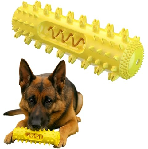 PetMix Kauspielzeug mit 360° Reinigungsnoppen | TPR, Große & Kleine Hunde | Mit Pfeife, fördert Zahnpflege, Snackrillen für Leckerlis, robust & langlebig, für erwachsene Hunde