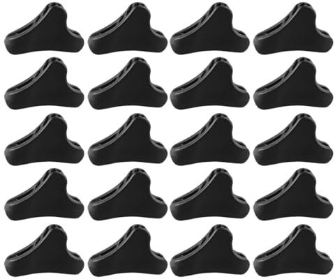 Nicear 20 mini tenditori per corde in plastica – Fibbie leggere per corde antivento per tende da esterno (campeggio, escursionismo)